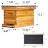 BeeCastle 5 Frame Bee Hive Nuc Box Coated with 100%