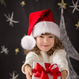 Tatuo 16 Pieces Faux Fur Pom Ball DIY for Hats Shoes Scarves Bag Pompoms Keychain Charms Knitting Hat Accessories(Black, Gray, White, Natural, Dark Green, Purple)