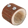 Bird Tree Hole Nest Small Pet Natural Wooden Toy Hideaway
