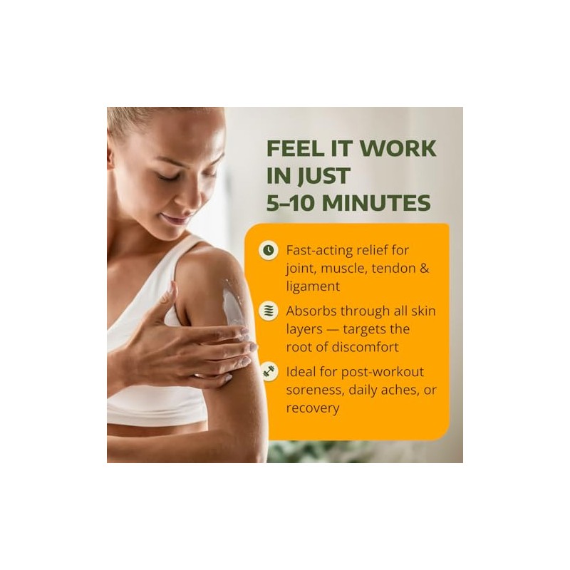 1-TDC Joint & Muscle Relief Cream - Use On Back,