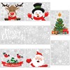 CCINEE 8 Sheet Christmas Snowflake Window Cling Stickers for Glass,