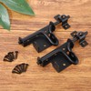 3-Pack Heavy Duty Slide Bolt Gate Latches with Padlock Hole