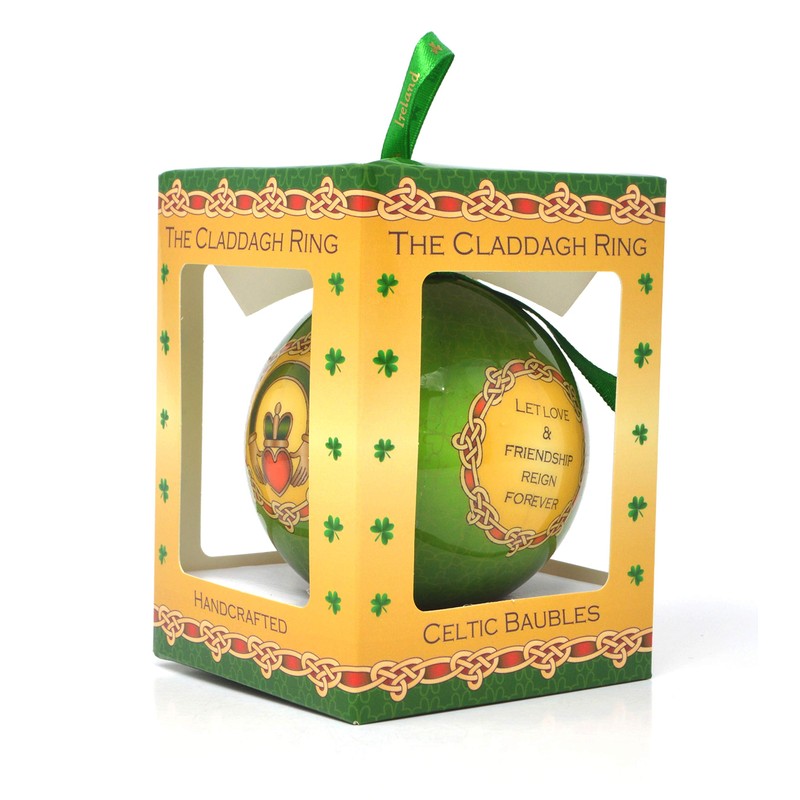 Royal Tara Claddagh Ring Celtic Bauble in Gift Box Traditional