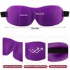 Jeffbaubl Pack of 8 3D Eye Masks for Sleeping, Sleeping