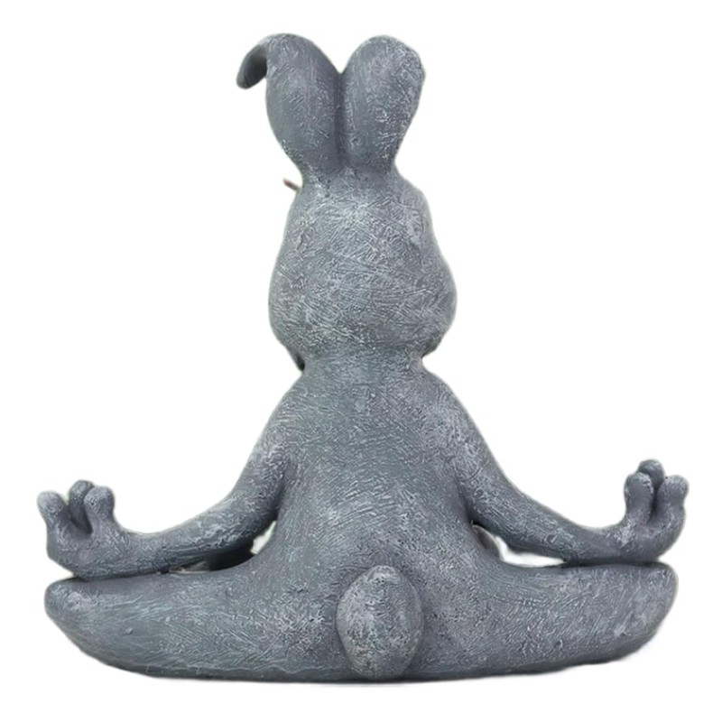 Pujipu Meditating Rabbit Statue Buddha, Zen Rabbit, Zen Garden Rabbit