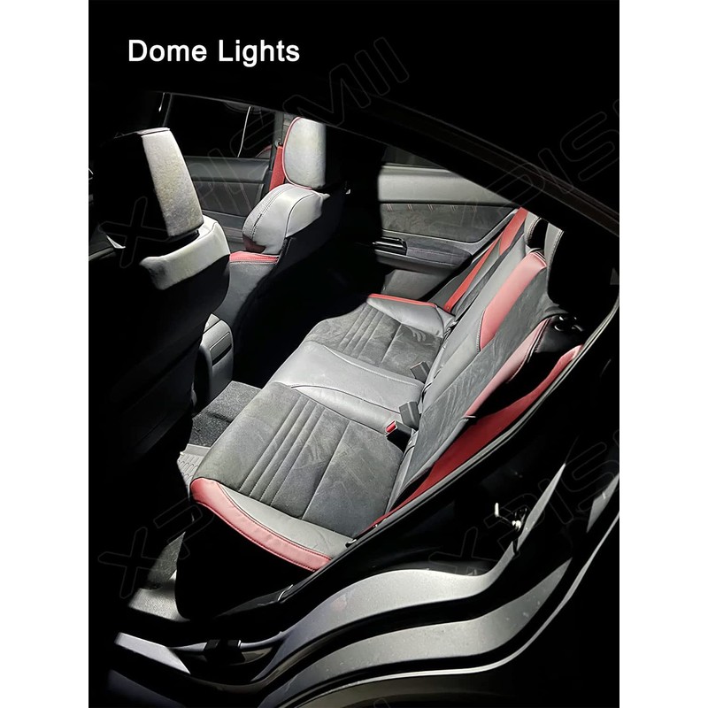 Xpismii 17 Piece White Interior LED Light Kit Package Replacement