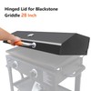 CANDANA Hinged Lid with Thermometer for Blackstone 36" Griddle Cover,