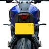 MT07 Motorcycle LED Light Rear License Plate Holder Adjustable Fender