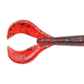Berkley Powerbait Speed Boss Fishing Soft Bait, Redbug, 6 3/4"