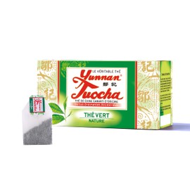 Yunnan Tuocha® Zouji Natural Green Tea - 20 Sachets (Pack of 1 Box x 20) - 40g - Guaranteed Origin Chinese Tea