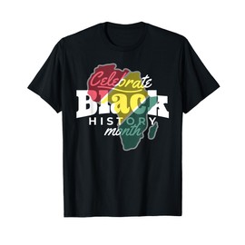 African American Black History Month Africa Flag Design T-Shirt