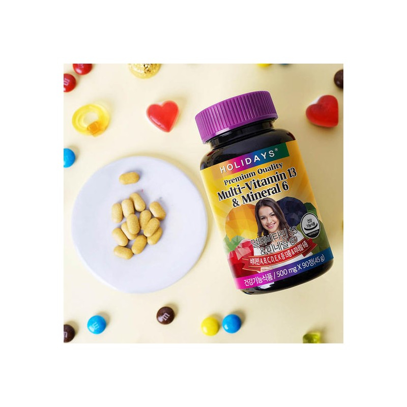 Holidays Multivitamin 13 & Mineral 6 90 Tablets 2 Bottles