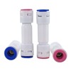 Bxian 6PCS 1/4 Inch Quick Connect Check Valves POM One