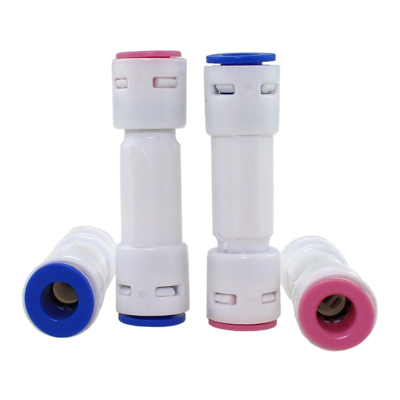 Bxian 6PCS 1/4 Inch Quick Connect Check Valves POM One