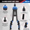 Rizom Rivet Nut Tool, 16” Rivnut Tool Kit with 13