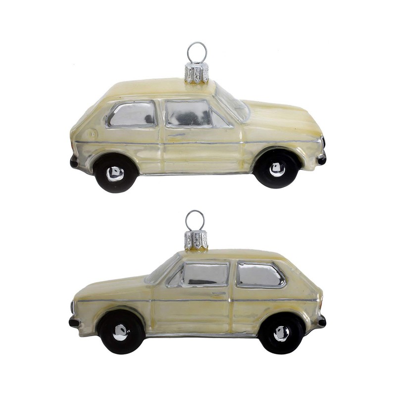 Hamburger Weihnachtskontor - Christmas Tree Decoration VW Golf (White)