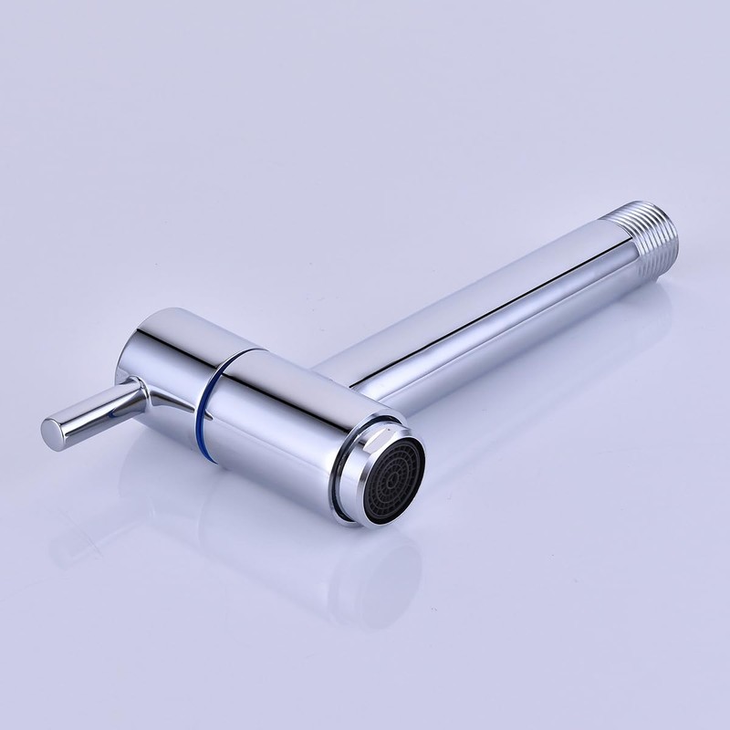 Chrome Plated Brass Wall Mounted Faucet Outdoor Garden Balcony Mop