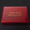 RedBeryl Gold Plastic Playing Cards with Exclusive Case (Gold Euro)