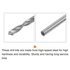 sourcing map 20pcs Extra Long Drill Bits, 0.8mm HSS Drill