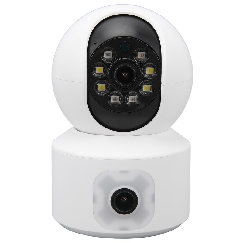 WiFi Dual Lens Security Camera HD Wireless Home Camera with