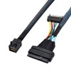 chenyang PCIe 4.0 SFF-8643 to SFF-8639 Cable with SATA Power