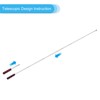 PATIKIL 1.2M/4ft Telescoping Handheld Flagpole with Sponge Handle Teacher Pointer