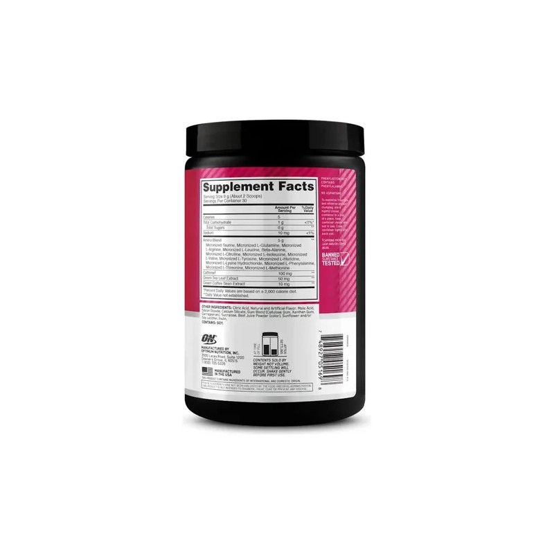 Aminoacidos On Amino Energy 30 Servicios Strawberry Lime
