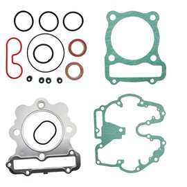 Top End Head Gasket Kit Set for Honda XR250R 1985-1995 XR250L 1991-1996 XL250R 1985-1987 Dirt Bike Engine Gasket Seal O-Ring Set Kit