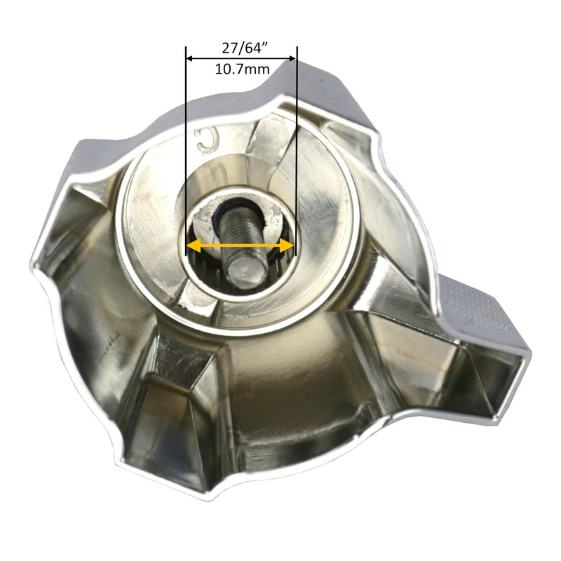 Leyso Hot Knob Handle for ABC 4" Hand Sink Faucet