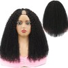 200% Density V Part Human Hair Wigs, Upgrade Afro Kinky