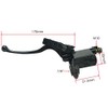 7/8" 22mm Left Hydraulic Brake Master Cylinder with Handle Lever