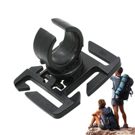 Tube Clips For Water Tubing - 360 Degree Rotatable Gear Water Pipe Hose Clamp | Quick Release D-Ring, Locking Carabiner For Backpacking Outdoor Activities