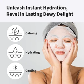 BENTON Aloe Soothing Mask Pack 23g 10 Pack - Aloe & Green Tea Leaf Water Contained Hydrating and Cooling Facial Mask Sheet, Fresh Moisturizing and Cooling Effect