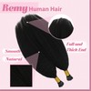 YoungSee I Tip Hair Extensions Human Hair Black Itip Hair