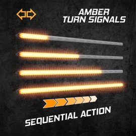 XKGLOW 11" Switchback Grill Lights With Start-up Animation & Sequential Turn Signal