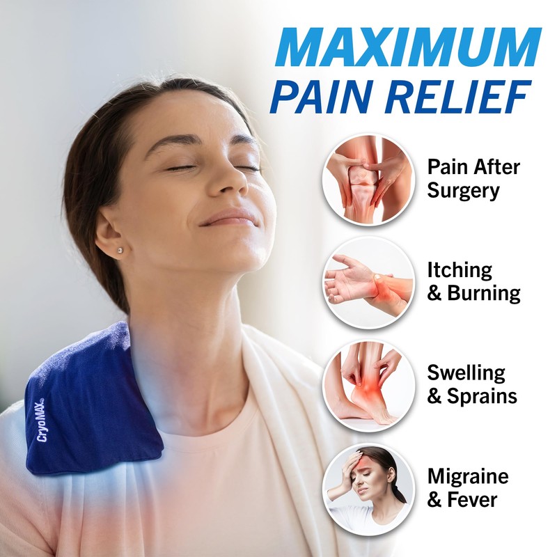 CryoMAX Cold Pack, 8 Hour Reusable Cold Therapy Ice Pack