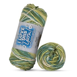 I Love This Yarn 4 - Medium – 252 Yards of Acrylic Yarn for Crocheting Blankets, Hats, & More – Craft Supplies for Handcrafting Accessories, Spring Green