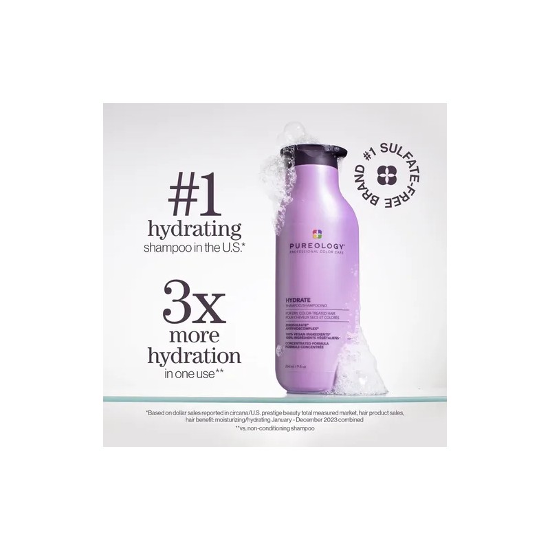 Pureology Champú Hidratante Cabello Teñido Sulfatos