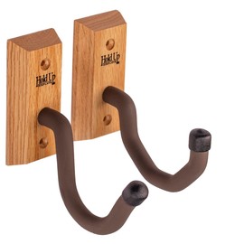 HOLDold UPp DISPLAIYsplaiy Gun Holder Rifle Wall Holder H Wood 2 Pack HD02