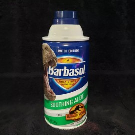 Jurassic World Limited Edition Barbasol T Rex Soothing Aloe 10oz