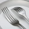 Mafier Premium 45 Piece Hammered Silverware Set with Smooth Edge,