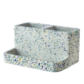 SKL Home by Saturday Knight Ltd. Speckled Terrazzo Toothbrush Holder Storage,Multi