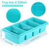 Ztomine Silicone Freezer Tray With Lid - Silicone Freezer Food