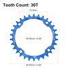 sourcing map 104BCD Bike Chainring 30T Round Narrow Wide Single