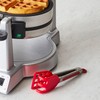 Tovolo Waffle Tongs Mini Silicone Kitchen Tongs for Cooking Serving