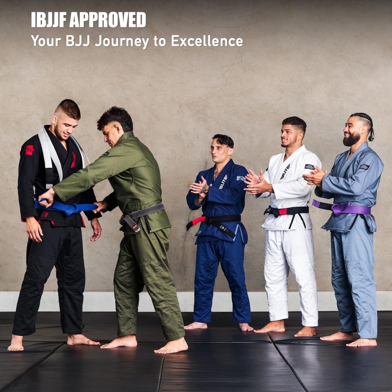 Elite Sports Brazilian Jiu Jitsu BJJ Cinturones, Azul, A5