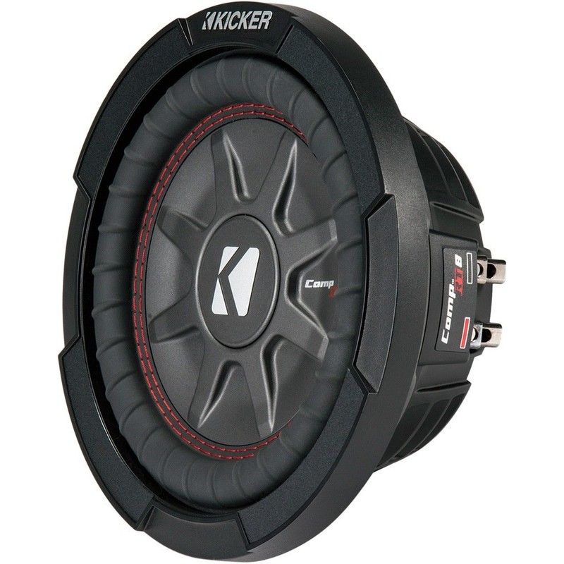 Kicker 8 Inch Dual 600 Watt CompRT 2 Ohm Shallow