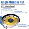 Mesee 5/8-11 Inch Thread Quick Release Angle Grinder Flange Nut
