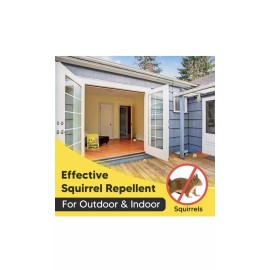 Wofimeha Squirrel Chipmunks Rodent Natural Deterrent Indoor/outdoor 8 Pack.