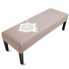 Fuloon Waterproof Dining Bench Cover, Removable Bench Slipcover Washable Bench